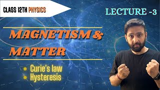 03 Curies Law Hysteresis Comparison of Paramagnetic Diamagntic and Ferromagnetic substances jee [upl. by Anilehcim]