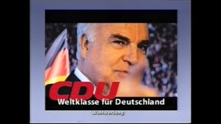 Bundestagswahl 1998  CDU  Wahlwerbung  Helmut Kohl  blühende Landschaften [upl. by Hsemar]