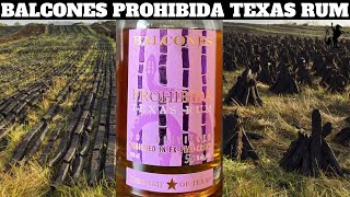 Balcones Prohibida Texas Rum Finished in ExPeat Casks Review [upl. by Immot]