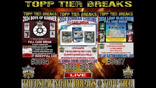 THURSDAY BREAKS  TOPP TIER  BOS 3084  2024 BOWMAN CHROME 3085 amp 3086  LEAF ELECTRUM 3087 [upl. by Loftis]