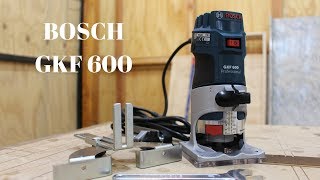 Como usar la router o fresadora de palma  Bosch GKF 600 [upl. by Krystle]