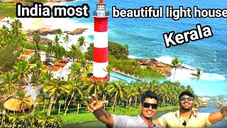 India Most Beautiful Light house thangassery l Varkala of Kerala 2 Bhukkad [upl. by Cornish]