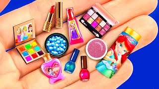 18 DIY SIMPLE MINIATURE COSMETICS FOR BABRIE DOLLHOUSE [upl. by Sokul802]