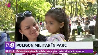 Poligon militar în parc Oamenii au văzut blindate arme și au mâncat hrișcă cu carne [upl. by Ayikahs127]