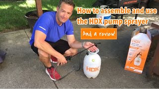 Dad Demos and Reviews the HDX Pump Sprayer [upl. by Nileuqcaj855]