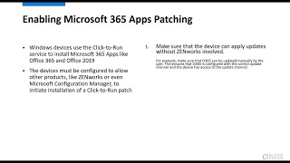ZENworks 2020 Update 3  Next Gen Patch Management Series  Video 4 [upl. by Brink]