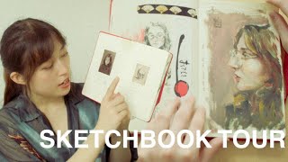 sketchbook tour ✿ 2023 art journal flipthrough [upl. by Temirf]