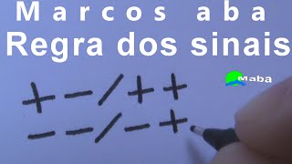 Regra dos Sinais  mais com menos   Matemática [upl. by Kin]