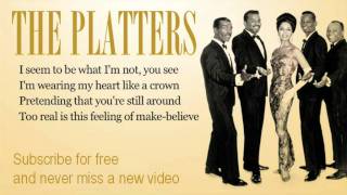 The Platters  The Great Pretender  Lyrics [upl. by Liu395]