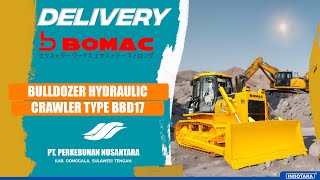 DELIVERY BOMAC BULLDOZER HYDRAULIC CRAWLER TYPE BBD17 KE PT PERKEBUNAN NUSANTARA [upl. by Lucey]