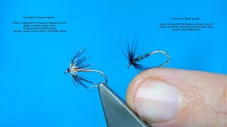 Tying 2 SpiderSoft Hackle Wets by Davie McPhail [upl. by Richmal]