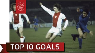 TOP 10 GOALS  Johan Cruijff [upl. by Adnat340]