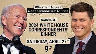 SEE IT LIVE Biden and SNL’s Colin Jost headline 2024 White House Correspondents’ Dinner I MSNBC [upl. by Neenaej]