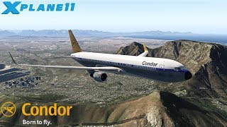 LONG HAUL to Cape Town  SCENIC APPROACH  Condor 767300ER Retro  XPlane 11 [upl. by Forbes36]