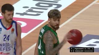 Panathinaikos  Anadolou Efes friendly basketball game [upl. by Joanie227]