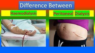 Difference between Hemodialysis and Peritoneal Dialysis [upl. by Terese]