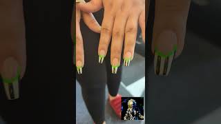 BEETLE JUICE NAIL ART beetlejuice musical broadway halloween [upl. by Migeon]