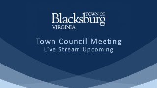 Blacksburg Town Council Meeting  March 26 2024 [upl. by Lindell]