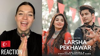 Larsha Pekhawar  Ali Zafar ft Gul Panra amp Fortitude Pukhtoon Core  Pashto Song  Reaction [upl. by Oria]