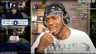 Agent 00 reacts to KSI reacting to him saying his new song was trash [upl. by Llorrad]