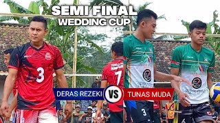 FARHAN RAMDAN amp KO DIAN CS vs AK47  SEMI FINAL TURNAMEN VOLLEYBALL PUTRA  WEDDING CUP 2024 [upl. by Sldney]