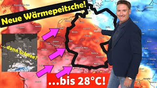 Radikaler Wetterwechsel Zwischen 28 °C und erstem Wintereinbruch Wo ist Schnee in Sicht [upl. by Beaston18]