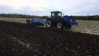 Lemken Rubin 25 metre working corn stalks Wiarton Ontario May 2015 [upl. by Leonidas117]