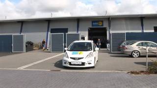 Honda Jazz with BILSTEIN B14 at the Papenburg test track [upl. by Abbi]