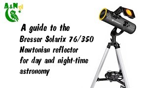 Discover our Sun safely Bresser Solarix 76 [upl. by Fayre667]