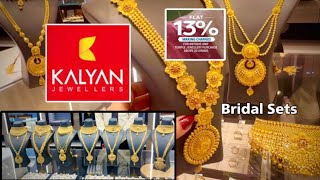 Kalyan Jewellers 22k Gold Necklace Designs With PriceLight Weight long Haramchoker designsdeeya [upl. by Strohben23]