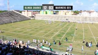 Campeonato Pernambucano de Futebol Americano 2017  Olinda Sharks 43 x 03 Recife Mariners Dev [upl. by Sad]