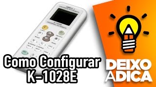 Como Configurar Controle Universal de Ar Condicionado e Unboxing PROSPER K1028E [upl. by Niroc23]