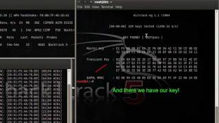 Cracking WPAWPA2 Network Keys in Backtrack 5 Aircrackng [upl. by Creigh]