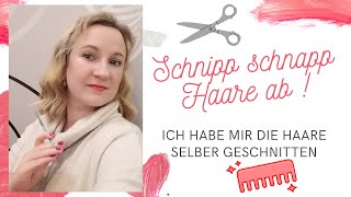 Haare selber schneiden  Long Bob  ALinie mit dem Crea Clip [upl. by Nylirahs303]