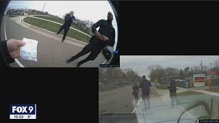 New video of Daunte Wright shooting shown during Kim Potter trial opening statements  FOX 9 KMSP [upl. by Haya89]