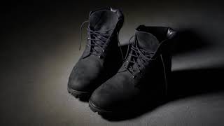 TIMBERLAND 6inch premium BOOTS black Unboxing [upl. by Neenej]