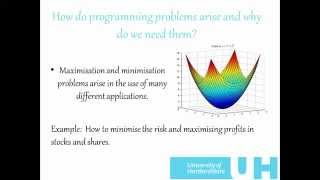 Nonlinear Optimization [upl. by Ellicec]