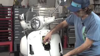 Vespa GTSGTVSuper New Generation LED Front Running LightTurn Signal Kit [upl. by Wrightson]