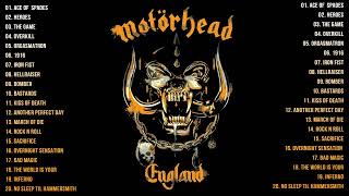 MOTORHEAD Best Song 2121  Greatest Hit Of Motorhead Full Album [upl. by Wolcott]