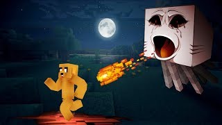 ¡SOBREVIVE A LA INVASIÓN DE GHASTS 🌍😱 MINIJUEGO MINECRAFT GHAST BLAST [upl. by Graf]