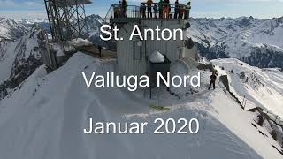 Ski St Anton Valluga Nord ohne Guide [upl. by Enytsirk]