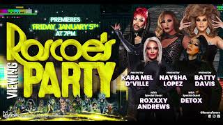 Roxxxy Andrews amp Detox  Roscoes RuPauls Drag Race Season 16 Viewing Party [upl. by Berardo880]