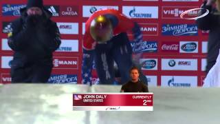 FIBT  Mens Skeleton World Cup 20132014  Lake Placid Highlights [upl. by Holihs546]