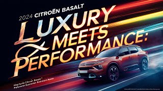 Citroen Basalt 2024  The Ultimate Indian SUV Experience  Unmatched Comfort amp Performance [upl. by Llerud]