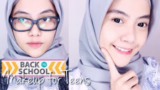 Back to School  Makeup for Teens bahasa indonesia  Shafira Eden [upl. by Nosemyaj]