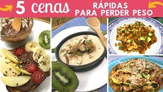 5 CENAS RÁPIDAS pperder peso  Cocina de Addy [upl. by Amaras179]