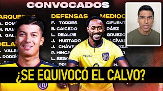 Los ERRORES y ACIERTOS en la CONVOCATORIA de ECUADOR para ELIMINATORIAS 2026 [upl. by Vern65]