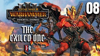 THE EXILED ONE  Total War Warhammer 3 Immortal Empires  Skarbrand Exiles of Khorne  Ep 8 [upl. by Ody]