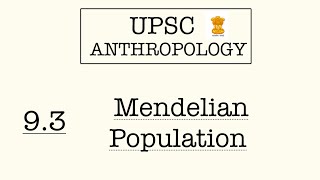 93 Mendelian Population [upl. by Hercules]