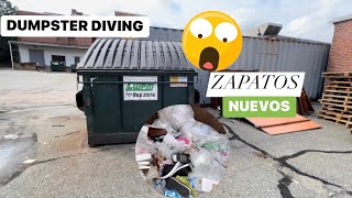 DUMPSTER DIVING ZAPATOS NUEVOS😱dumpsterdiving loquetiranenusa [upl. by Alejoa]